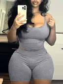 LW Cami Skinny Shorts Set