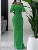 LW Solid Color Maxi Dress