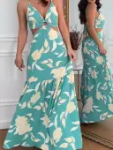 LW Pattern Floral Maxi Dress