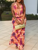 LW Pattern Floral Maxi Dress