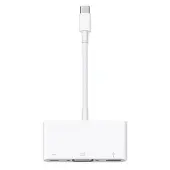 Apple Genuine USBC to USBA Multiport Adapter with USBC Power + VGA Out by Apple