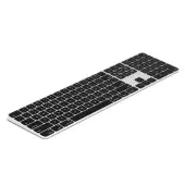 Apple Magic Keyboard with Touch ID and Numeric Keypad for Apple Silicon Macs Silver with Black Keys by Apple