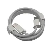 1.0 Meter (39) Apple Genuine 60W USBC to USBC Woven Charging Cable White New, by Apple