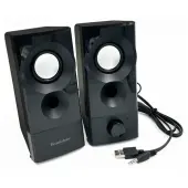 Brookstone Dual Multi Media Speaker System New, by Brookstone