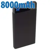Coal 8000mAh Power Bank with USBC and USBA Ports + Quick Charge 3.0 Carbon by Coal