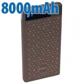 Coal 8000mAh Power Bank with USBC and USBA Ports + Quick Charge 3.0 Bronzite by Coal