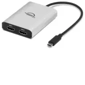 OWC USBC Dual HDMI 4K Display Adapter with DisplayLink Refurbished, by Other World Computing