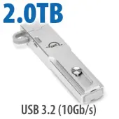 2.0TB OWC Envoy Pro mini USBC + USBA (10Gb/s) Portable SSD by Other World Computing