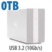 OWC Mercury Elite Pro Dual TwoBay RAID USB 3.2 (10Gb/s) External Storage Enclosure with 3Port Hub for 2.5inch & 3.5inch by Other World Computing