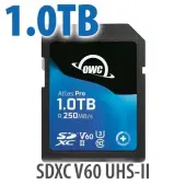 1.0TB OWC Atlas Pro SDXC V60 UHSII Memory Card Used, by Other World Computing