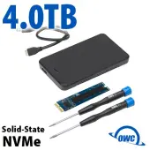 4.0TB OWC Aura Pro X2 PCIe 4.0 NVMe Complete SSD Upgrade Solution for Select MacBook Air, MacBook Pro (2013 2017) by Other World Computing