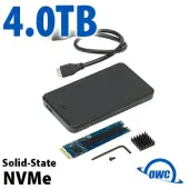 4.0TB OWC Aura Pro X2 PCIe 4.0 NVMe Complete SSD Upgrade Solution for Mac Pro (Late 2013 2019) by Other World Computing