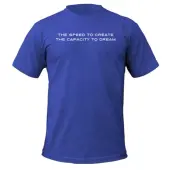 OWC Speed To Create Shirt () Royal Blue New, by Other World Computing