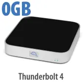 OWC miniStack STX Stackable Storage Enclosure with Thunderbolt Hub Xpansion Matte Silver by Other World Computing