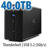 40.0TB OWC Gemini TwoDrive RAID Thunderbolt (40Gb/s) External Storage + 7Port Docking Solution by Other World Computing