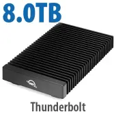 8.0TB OWC ThunderBlade X8 Thunderbolt (40Gb/s) NVMe RAID SSD External Storage Solution with SoftRAID Refurbished, by Other World Computing