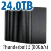 24.0TB OWC ThunderBlade X12 Thunderbolt 5 (80Gb/s) NVMe RAID SSD External Storage Solution with SoftRAID by Other World Computing
