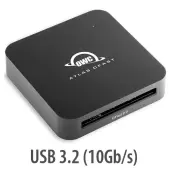 OWC Atlas USB 3.2 (10Gb/s) CFast 2.0 Card Reader with USBC & USBA Connectivity by Other World Computing