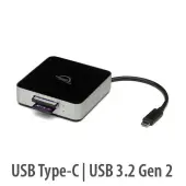OWC Atlas USB 3.2 (10Gb/s) Dual CFexpress + SD Card Reader/Writer by Other World Computing