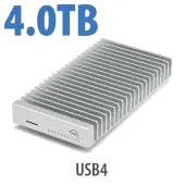4.0TB OWC Express 1M2 USB4 (40Gb/s) BusPowered Portable NVMe SSD External Storage Solution Refurbished, by Other World Computing