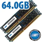 64.0GB (4 x 16GB) OWC PC314900 DDR3 1866MHz ECC Registered 240Pin DIMM Memory Upgrade Kit for Mac by Other World Computing