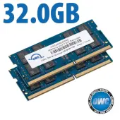 32.0GB (2 x 16GB) 2400MHz DDR4 PC419200 SODIMM 260 Pin CL17 Memory Upgrade Kit for Mac by Other World Computing