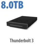 8.0TB OWC ThunderBlade Thunderbolt (40Gb/s) NVMe RAID SSD External Storage Solution with SoftRAID Used, by Other World Computing