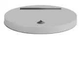 Rain Design 1006 i360Â° 20 23 Turntable Silver by Rain Design