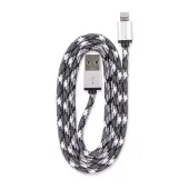 0.9 Meter (36) 360 Electrical QuickLink Braided Lightning to USB Charging Cable White by 360 Electrical