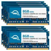 64.0GB (8 x 8GB) OWC 2933MHz DDR4 PC423400 260Pin ECC SODIMM Memory Upgrade Kit for PC by Other World Computing