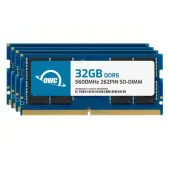 128.0GB (4 x 32GB) OWC 5600MHz DDR5 PC544800 262Pin SODIMM Memory Upgrade Kit for PC New, by Other World Computing