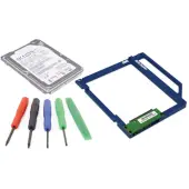 1.0TB OWC DIY Optical Drive to HDD Upgrade Kit for MacBook (2008 2010), MacBook Pro (2008 2012) with 2.5inch 5400RPM by Other World Computing