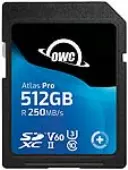 512GB OWC Atlas Pro SDXC V60 UHSII Memory Card by Other World Computing
