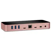 OWC 10Port USBC Dock with 80 Watt Power Supply Rose Gold New, by Other World Computing
