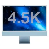 Apple 24 iMac Retina 4.5K (2021) 8core Apple M1, Blue Used, Mint condition by Apple