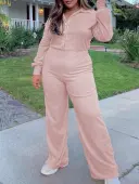 LW Plus Size Solid Color Jumpsuit 2X