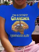 LW Plus Size Lip Letter Print T-shirt 0X