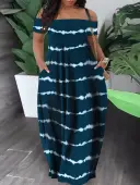 LW None Camo Straight Maxi Dress