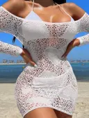 LW Cut Out Solid Color Mini Dress