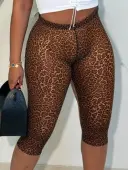 LW SXY Pattern Leopard Print Leopard Leggings