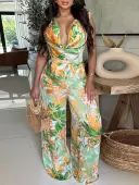LW Pattern Floral Jumpsuit