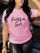 LW Plus Size Pattern Print T-shirt 2X