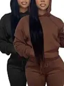 LW BASICS 2 Pack Solid Color Kangaroo Pocket Hoodie Sweatshirt