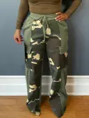 LW Plus Size Patchwork Camo Pants 1X
