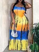 LW Plus Size Tie Dye Cami Loose Dress 4X