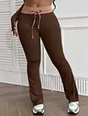 LW Patchwork Color Contrast Pants