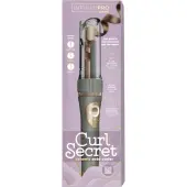 Conair INFINITIPRO Curl Secret Automatic Curling Iron, 4-1/2"", Gray/Gold