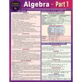 QuickStudy Guide, Algebra 1, 227354