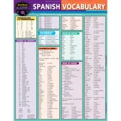 QuickStudy Guide, Spanish Vocabulary, 225503