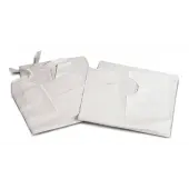 Medline Adult Tissue/Poly Backed Disposable Bibs, 19"" x 35"", Case Of 150